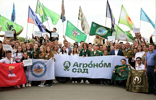 В компании «Агроном-сад» российские студенческие отряды собрали рекордный урожай яблок
